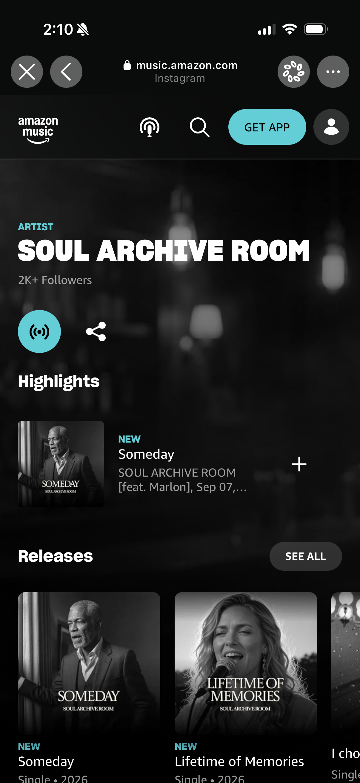 Soul Archive Room on Amazon Music