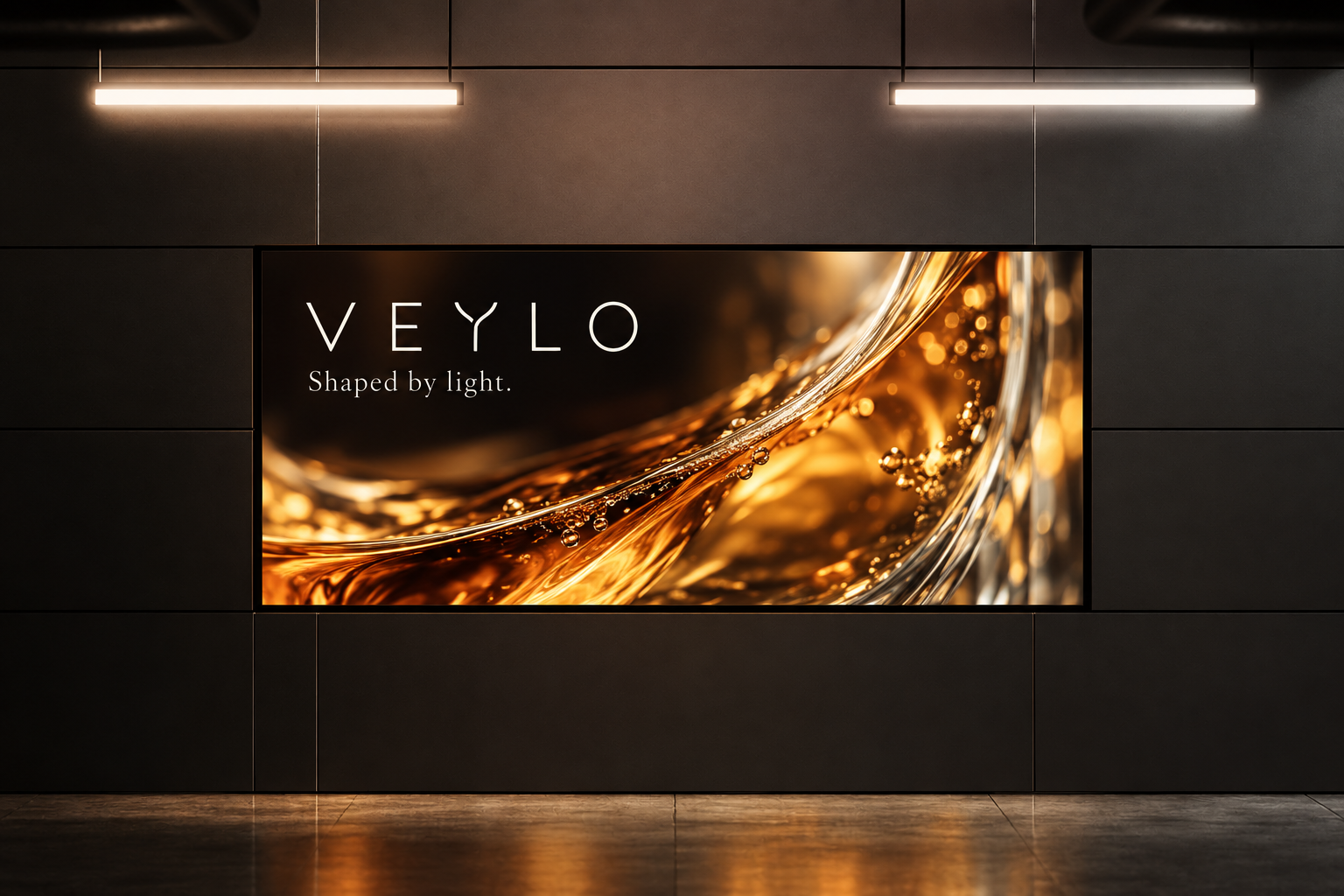 Shaped by light — architectural display