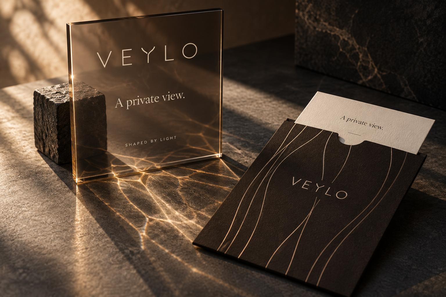 Private view / invitation set